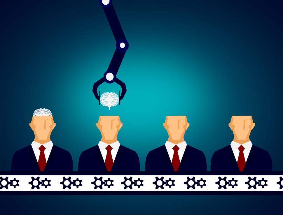 Free Image of Education of the masses - Cloning the brains of people 