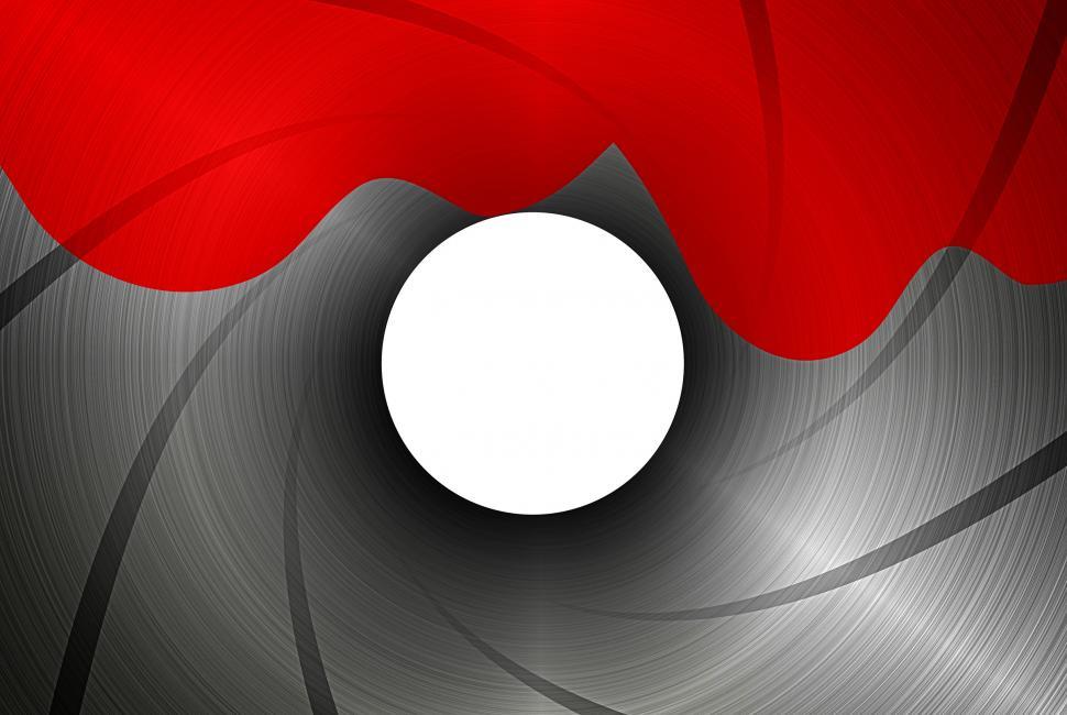 Free Image of Blood on the barrel of a gun - James Bond style 