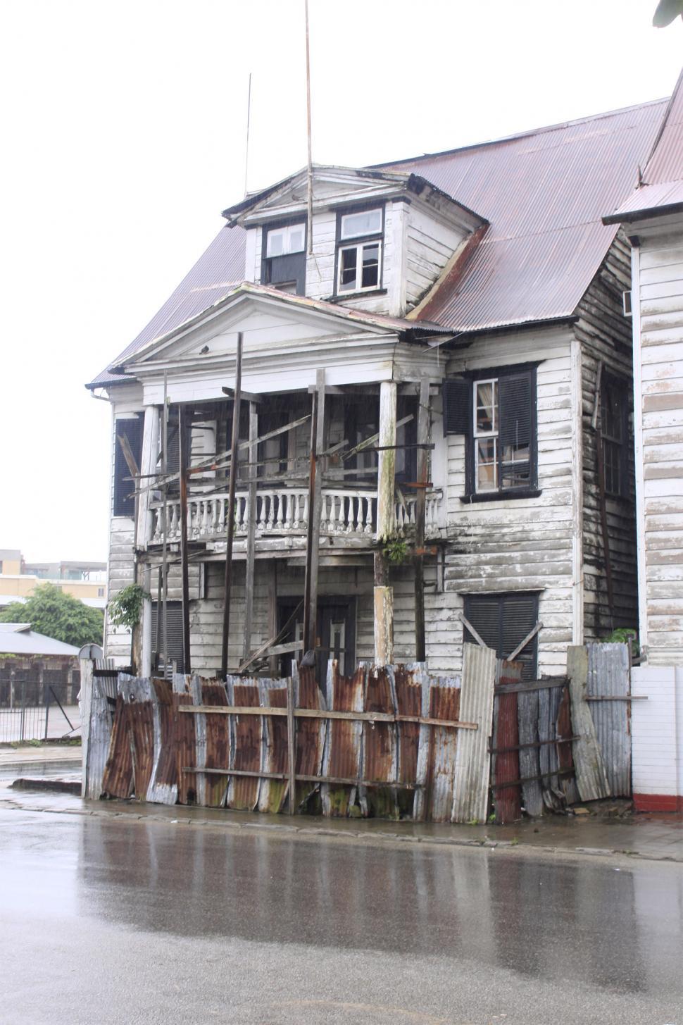 Free Image of Old Weathered Houses 