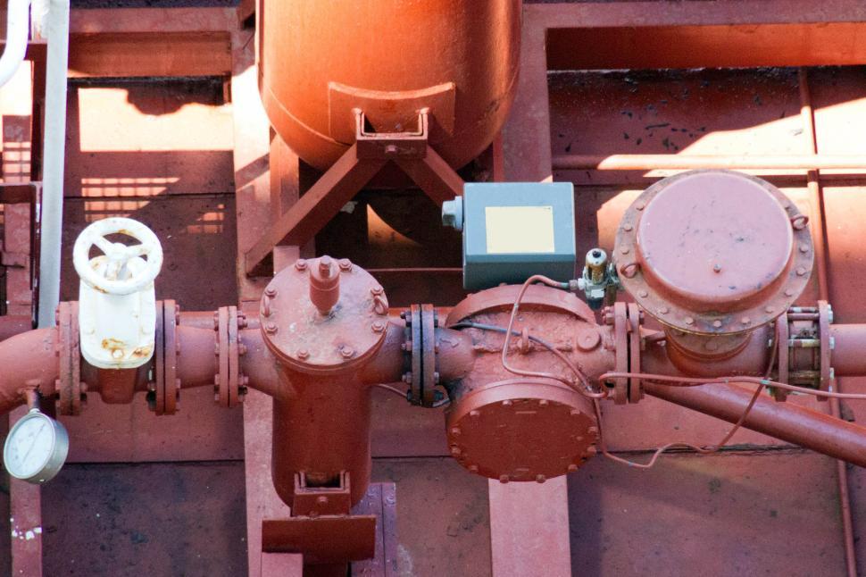Free Image of Pipes and Faucet Valves 