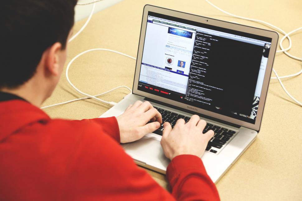 Free Image of Writing code 
