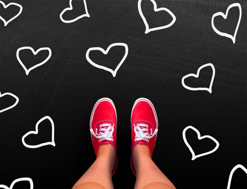 Free Image of Love is red - Valentines day concept 