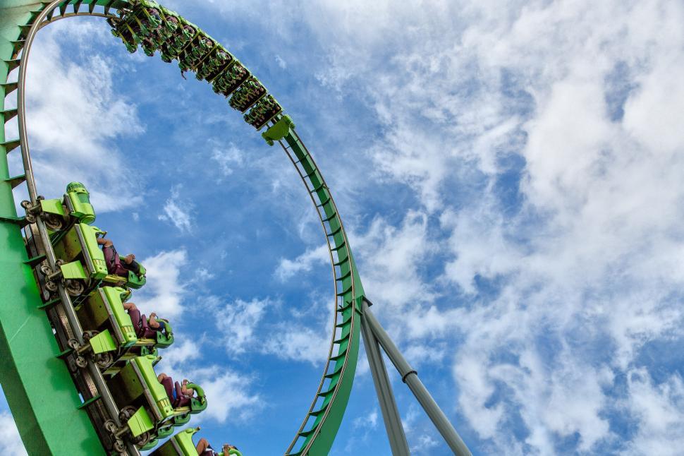 Free Image of Looping Ride 