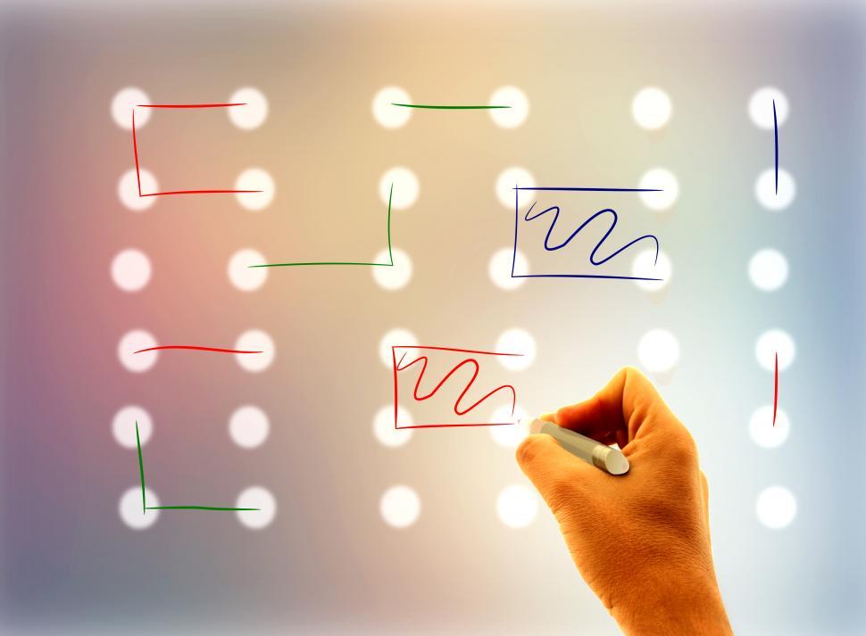 Free Image of Joining the dots - Problem-solving concept 