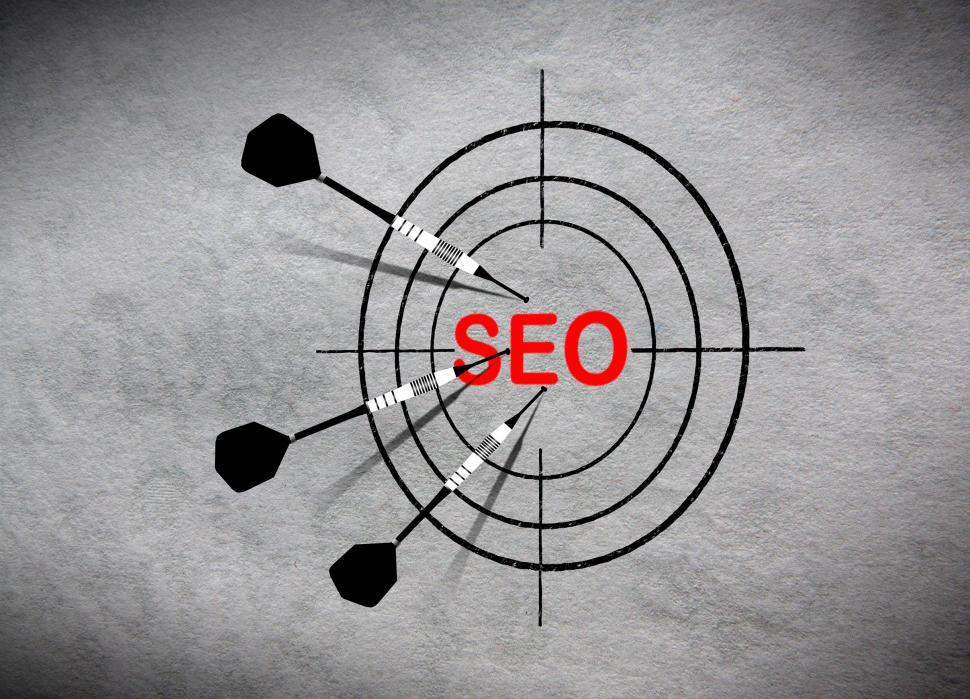 Free Image of Darts on target - Search Engine Optimization idea - SEO 