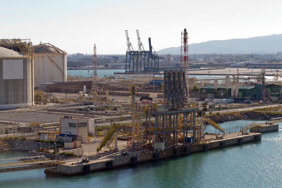 Free Image of Potroleum Terminal 