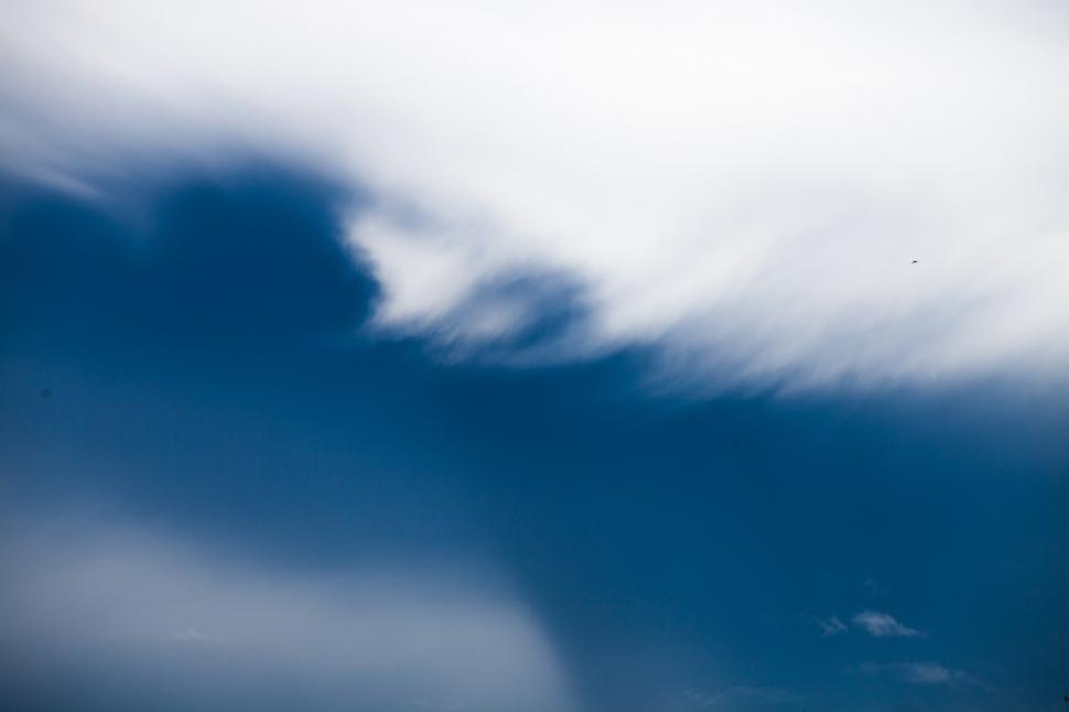 Free Image of  Grey and white clouds 