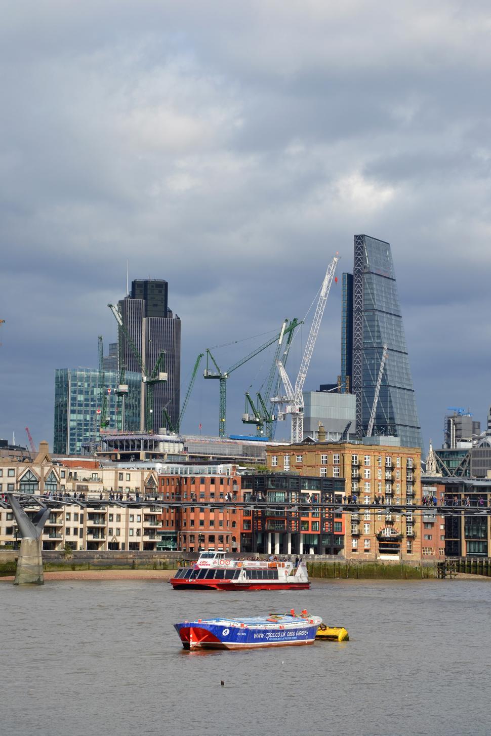 Free Image of London City and river Thames 