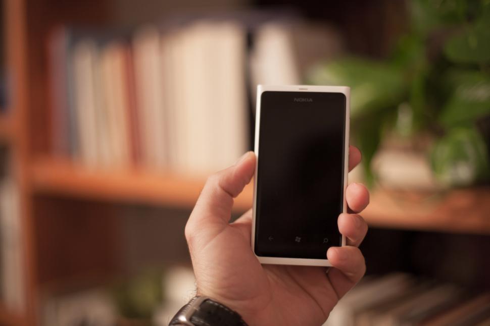 Free Image of Close up of a mobile phone 