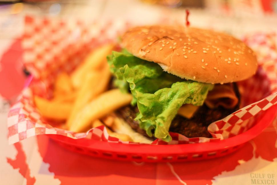 Free Image of Hamburger 