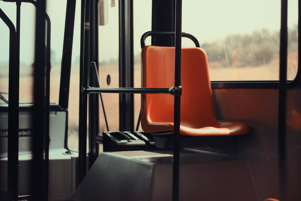 Free Image of Interior of city bus 