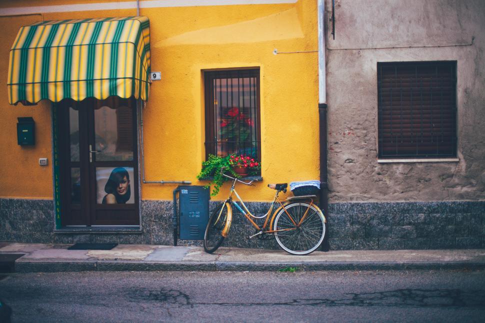 Free Image of Bicycle and an old wall 