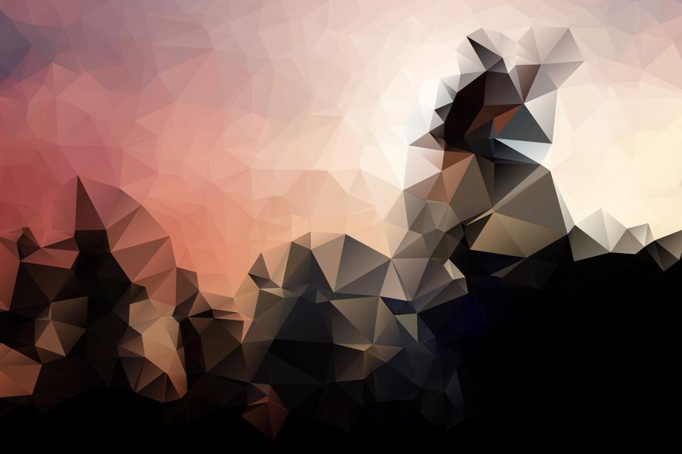 Free Image of Abstract Depiction of a Group of People 