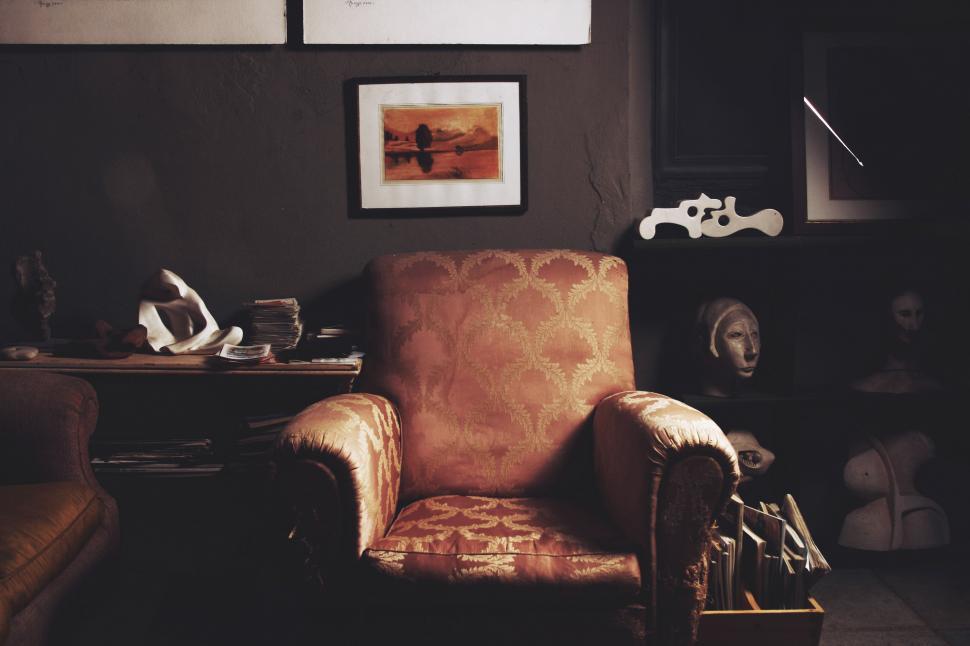 Free Image of Chair and Table in Room 