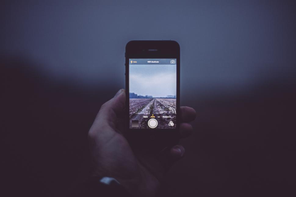 Free Image of Person Holding Cell Phone in Hand 