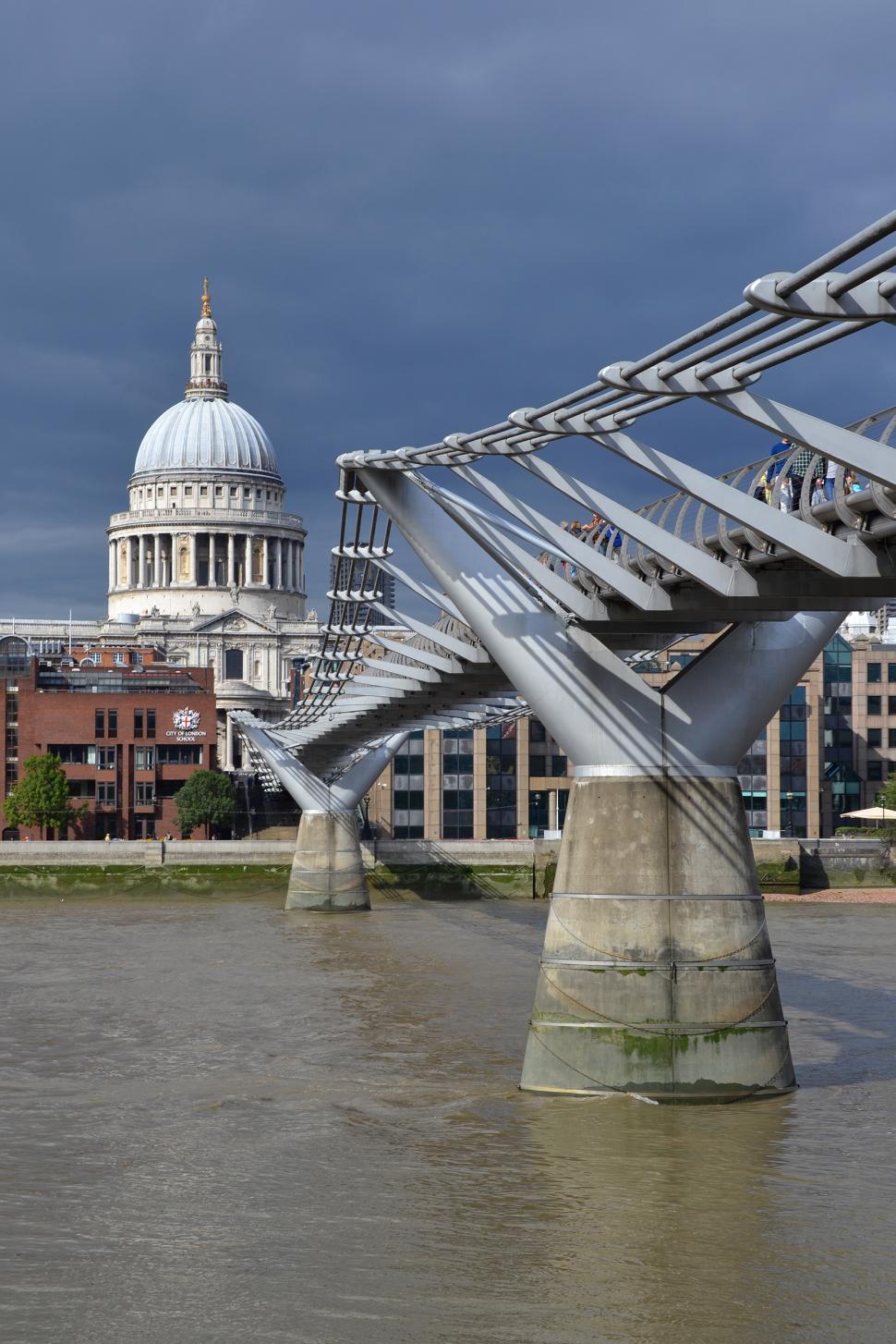 Free Image of The Millennium bridge 