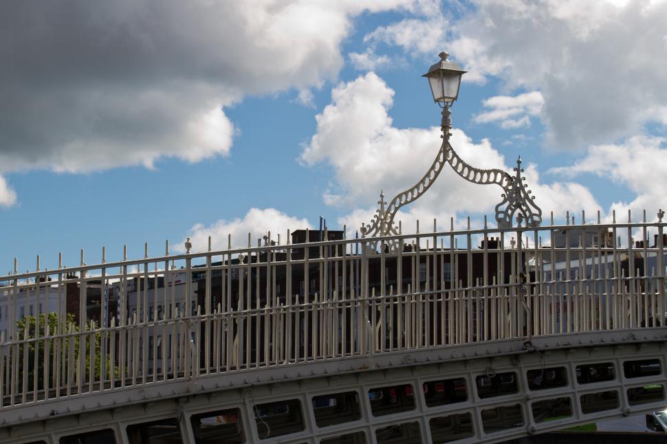 Free Image of Light on the Ha penny Bridge  