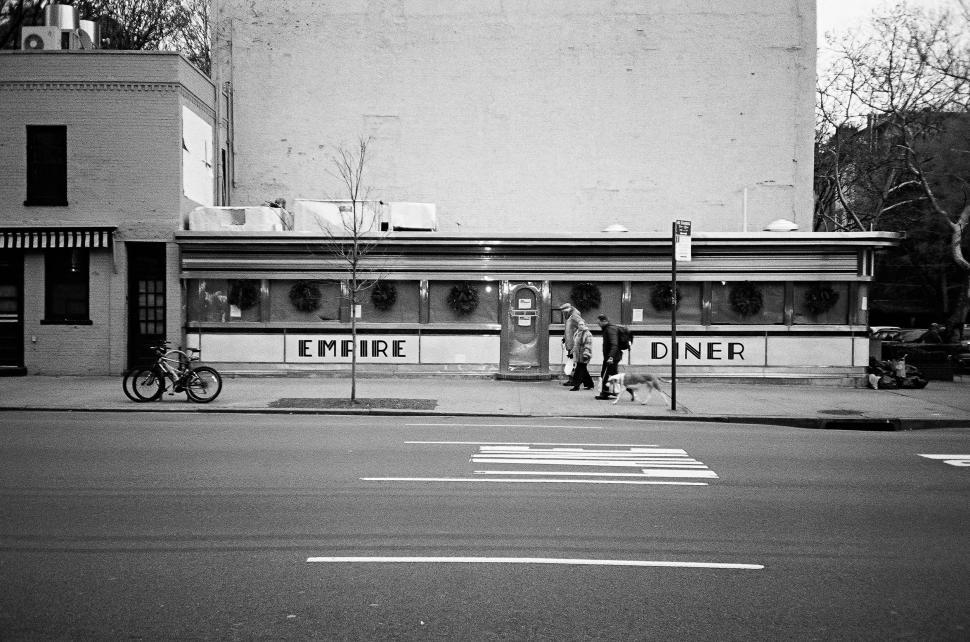 Free Image of Quiet Street in Monochrome 