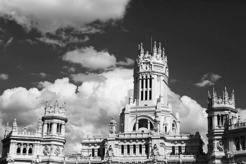 Free Image of Historic Building With Clock Tower 