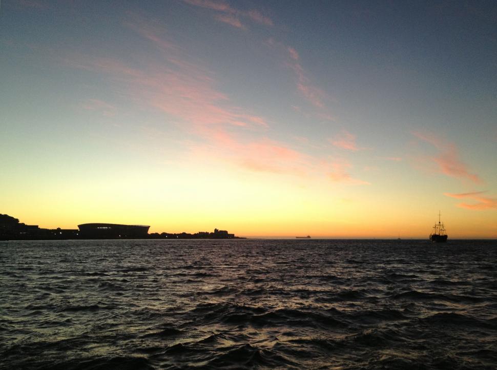 Free Image of Ship Sailing on Vast Ocean 