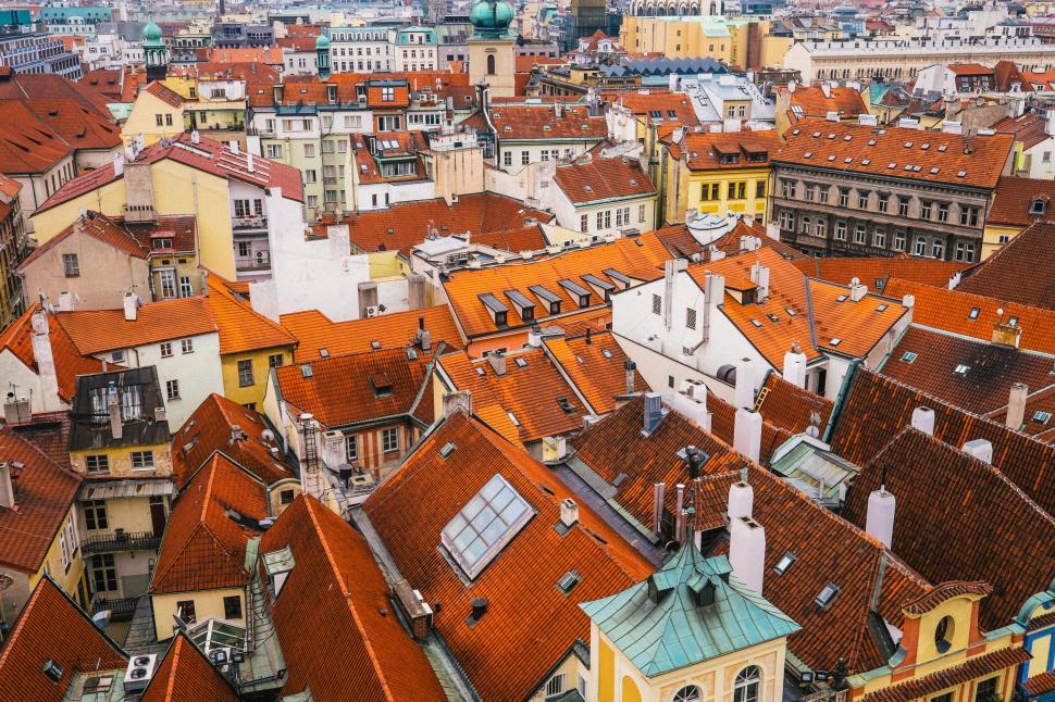Free Image of Overlooking a Cityscape From a High Vantage Point 
