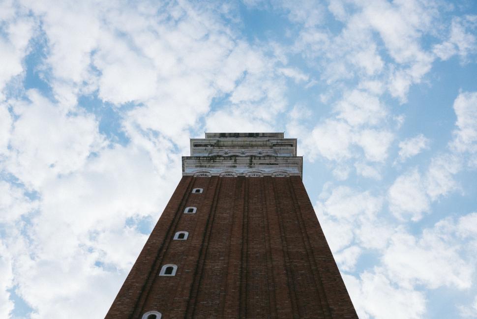 Free Image of Tower With Clock on Top 