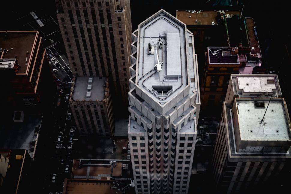 Free Image of Aerial View of City With Tall Buildings 