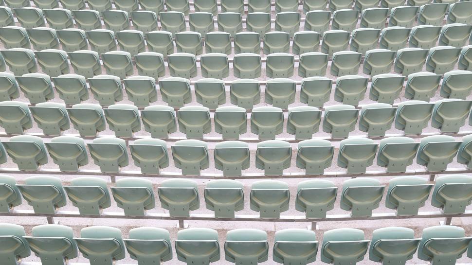 Free Image of Stack of White Cups in Formation 