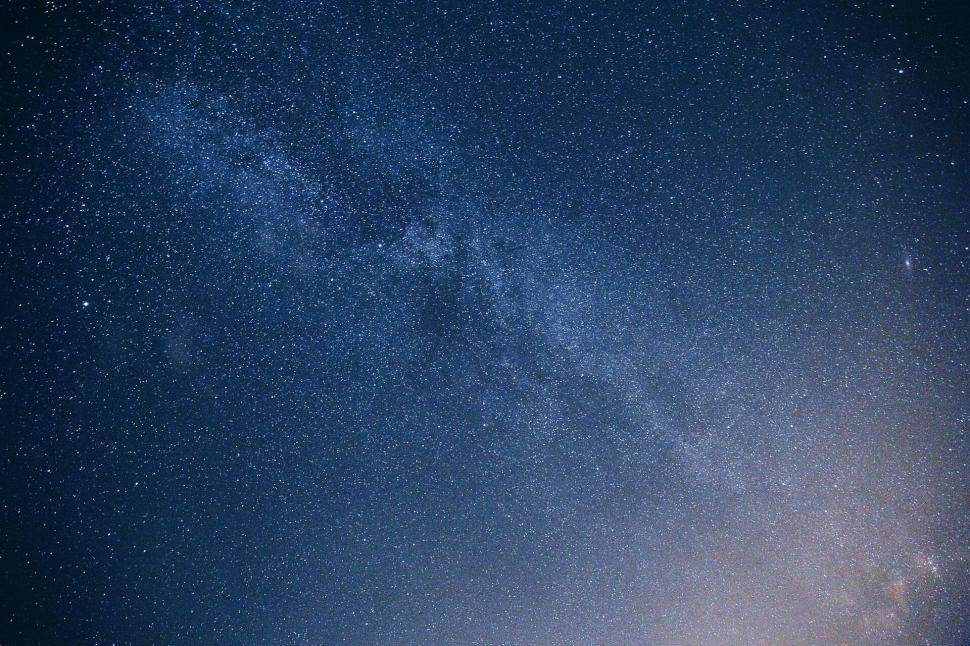 Free Image of The Night Sky With Stars and the Milky Way 