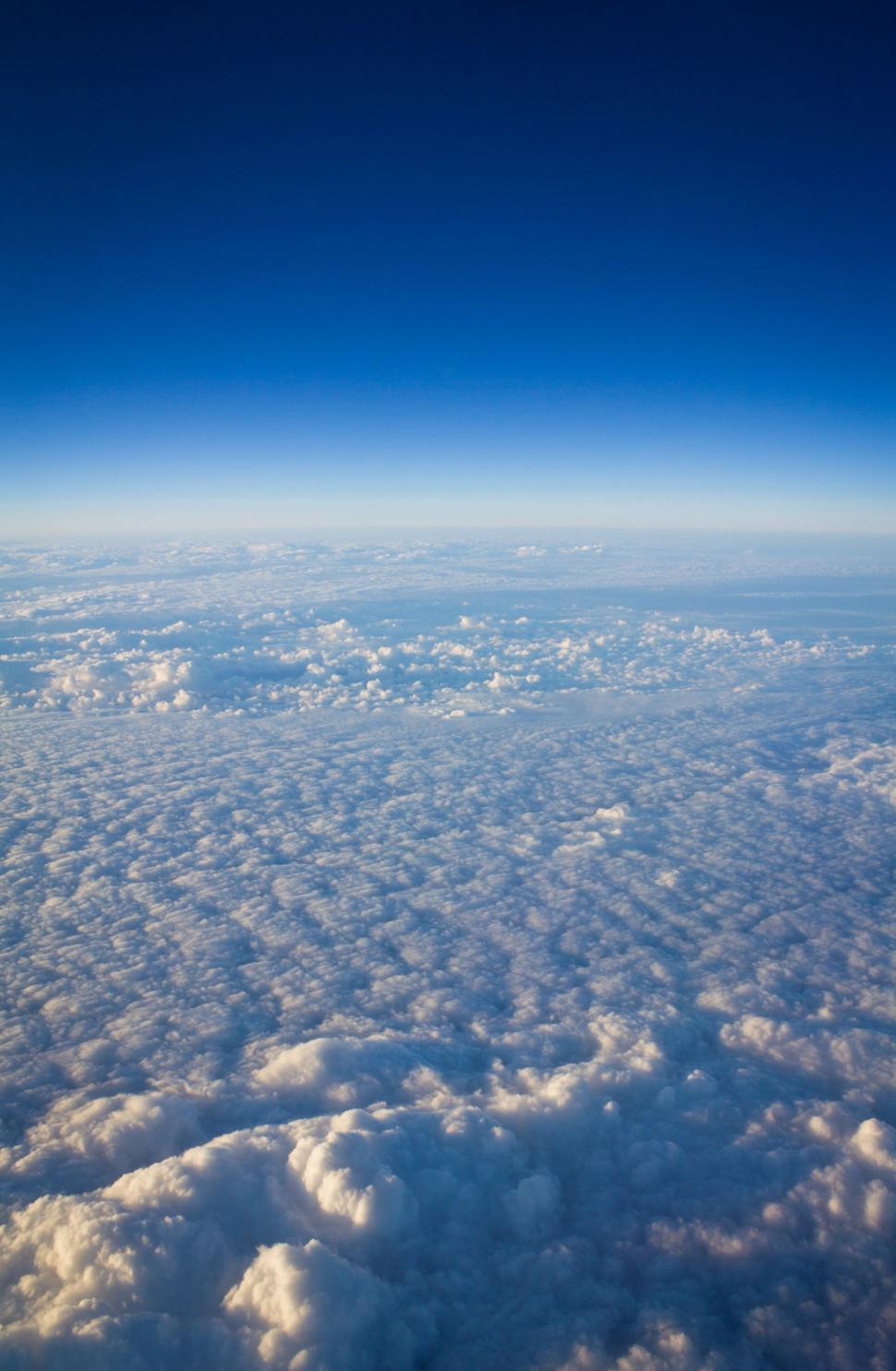 Free Image of A View of Clouds From an Airplane Window 