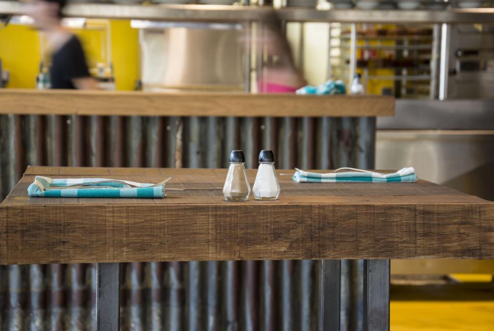 Free Image of Wooden Table With Two Bottles of Milk 