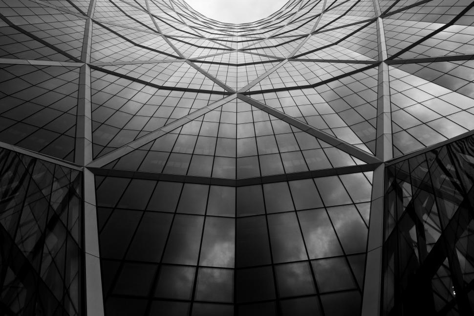 Free Image of Historic Building Facade in Monochrome 