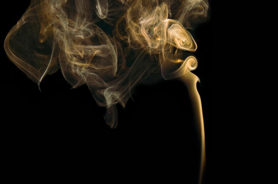 Free Image of Smoke Drifting in Darkness 
