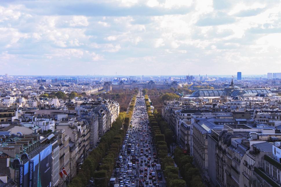 Free Image of Aerial View of a City With Tall Buildings 