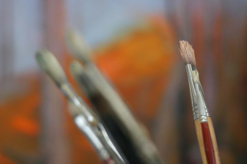 Free Image of Paintbrushes 