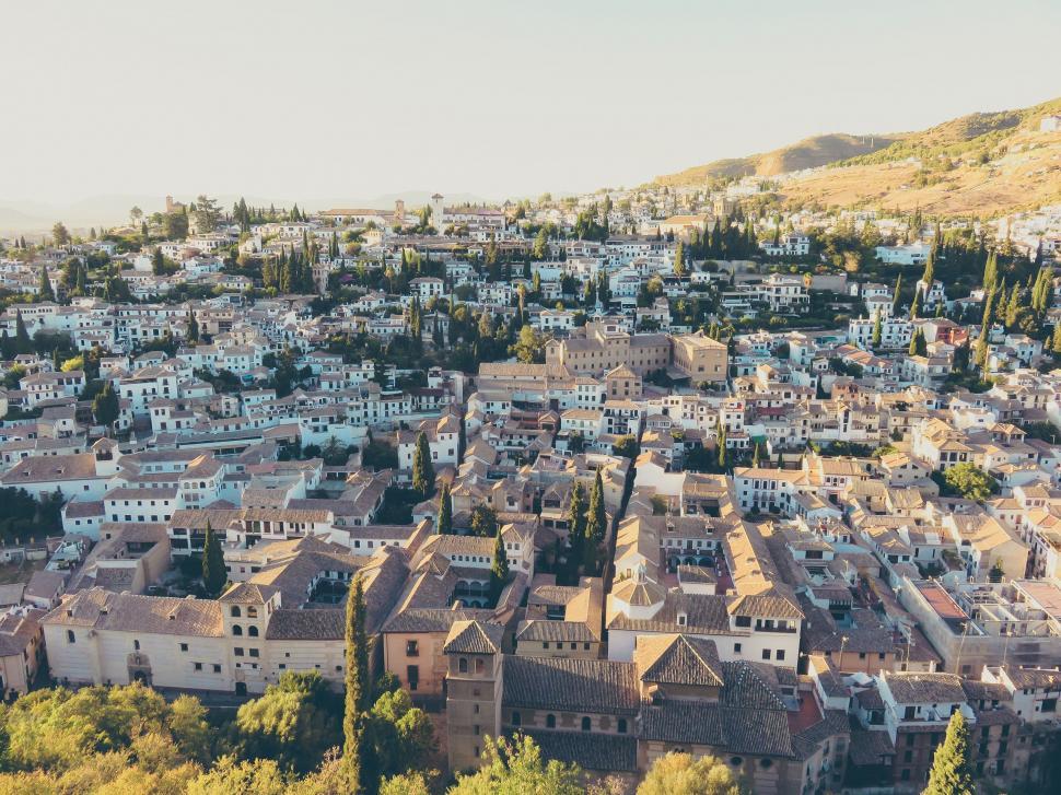 Free Image of Aerial View of Bustling Cityscape 