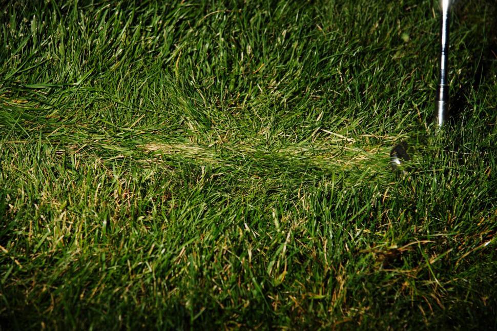 Free Image of Golf club strike frozen 