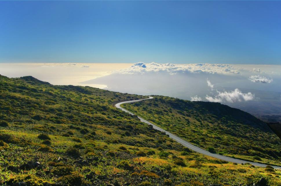 Free Image of Winding Road Along Mountain Side 