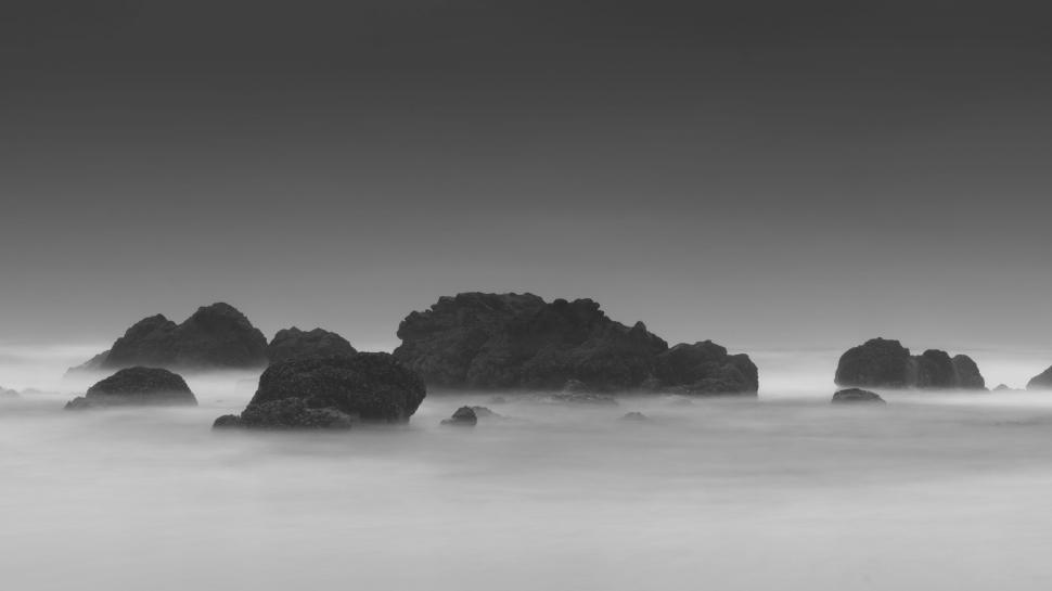 Free Image of Rocks in the Water 