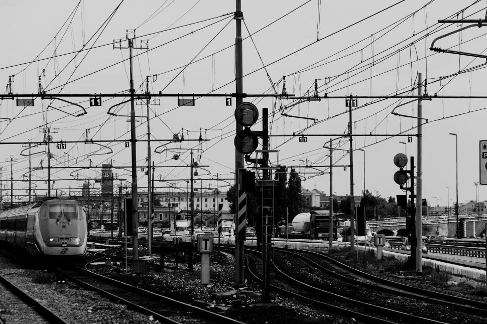 Free Image of A Train on the Tracks 
