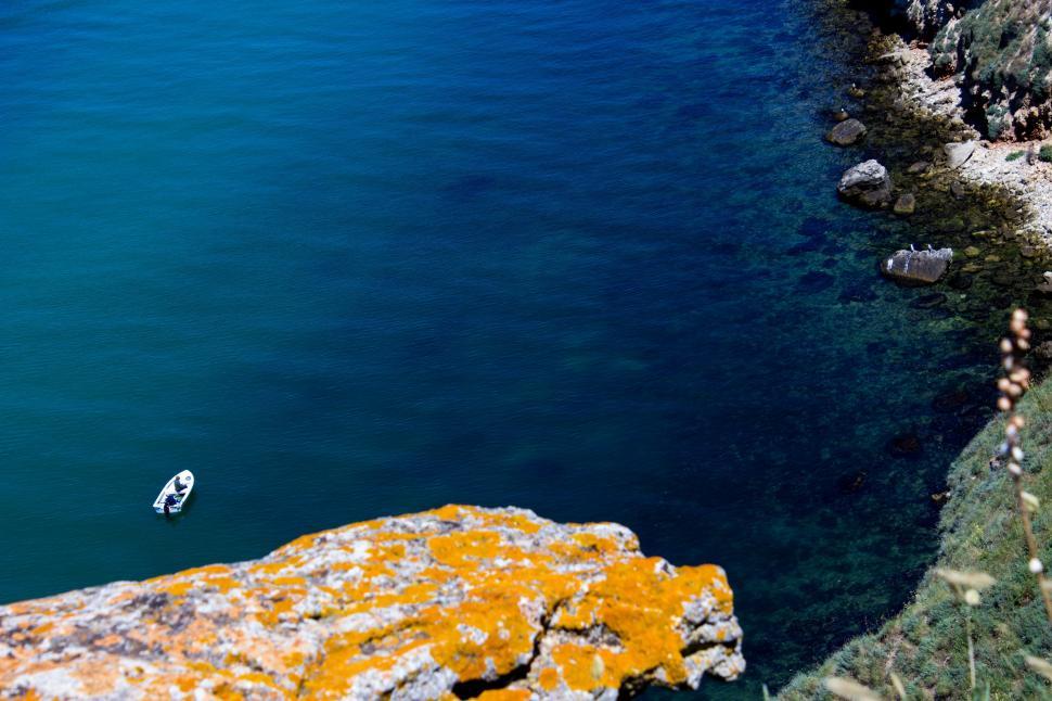 Free Image of Boat Sailing on a Lake 