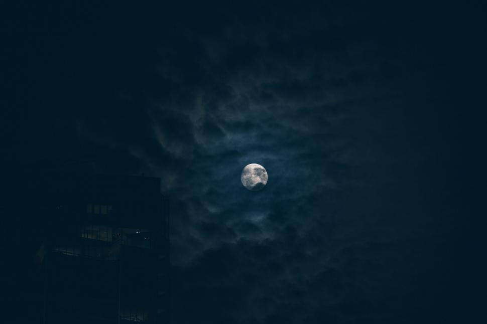 Free Image of Moon in Space 