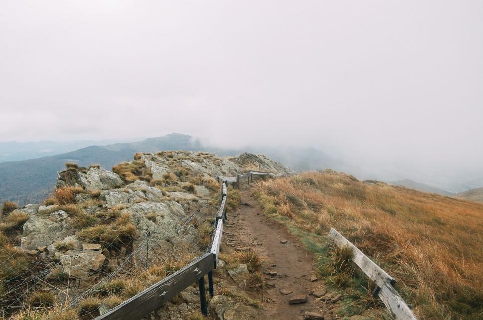 Free Image of Truck Climbing Hill Trail 