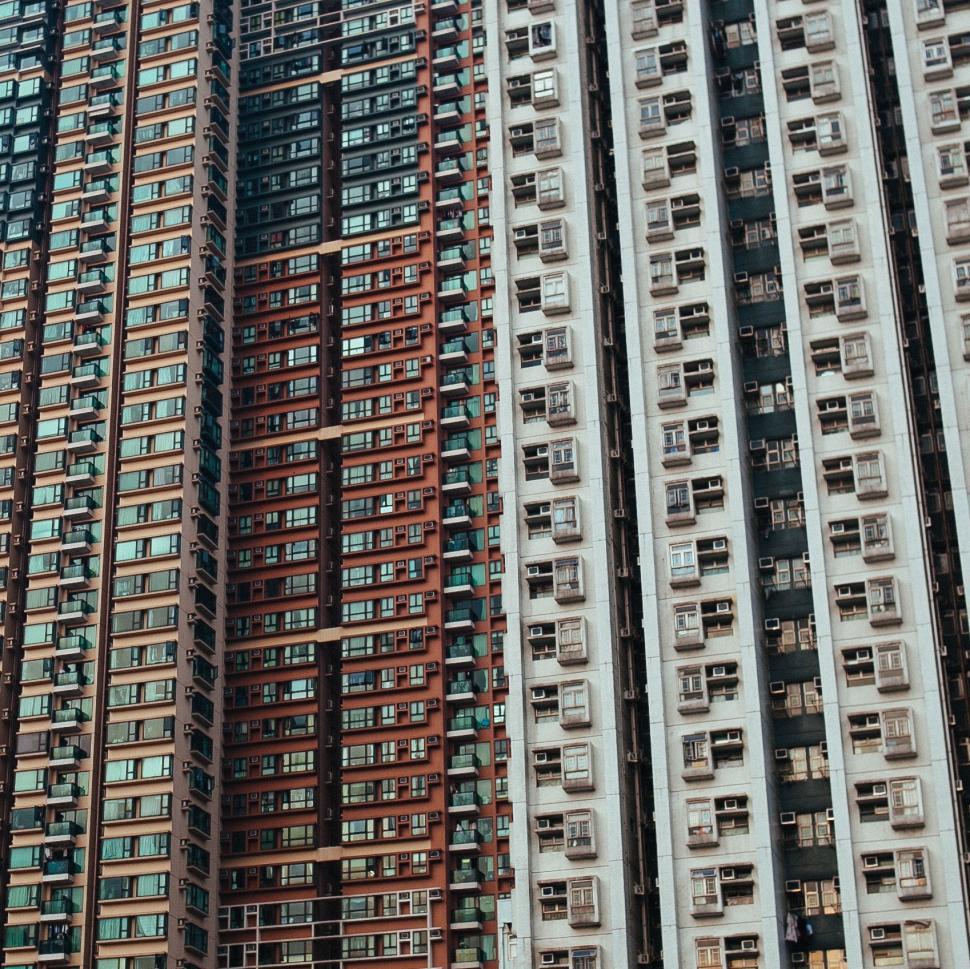 Free Image of Tall Buildings Standing Together 