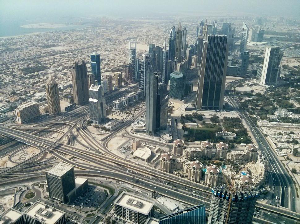 Free Image of Aerial View of a City With Tall Buildings 