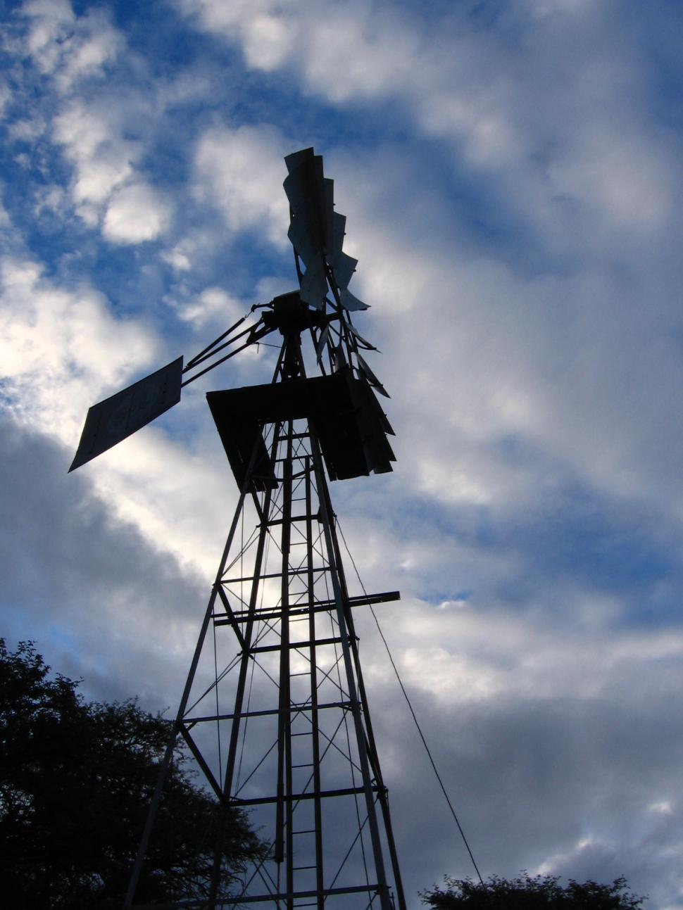 Free Image of Windpump 