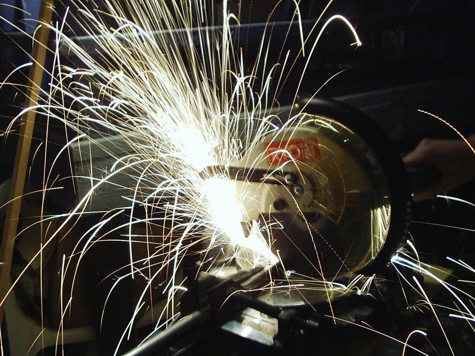 Free Image of Steel Sparks 