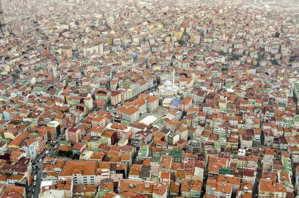 Free Image of Aerial View of a Cityscape With Numerous Buildings 