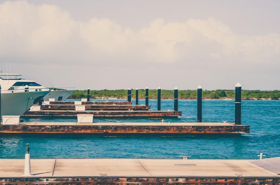 Free Image of Cruise Ship Docked at Ocean Dock 
