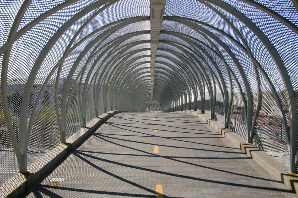 Free Image of Covered bike bridge 